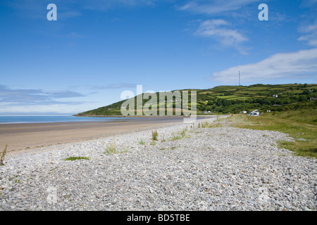 Llanddona Isle of Anglesey North Wales Juni Blick über diese schönen langen Sandstrand Stockfoto