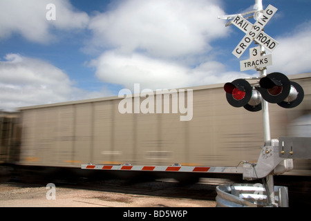 Union Pacific Einheit trainieren der Kohle nahe Lusk, Wyoming USA reisen Stockfoto