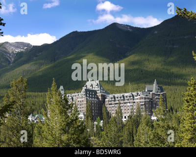 Fairmount Hotel im Banff National Park in Alberta, Kanada Stockfoto