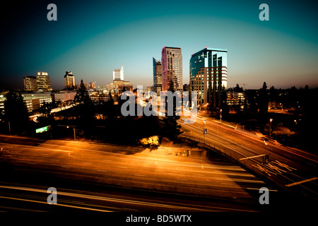 Sacramento Skyline eine Innenstadt mit Raum für Wachstum Stockfoto