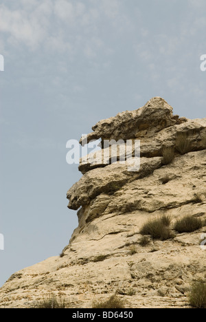Nahaufnahme von Felsen in Bchilii Libanon Nahost Asien Stockfoto