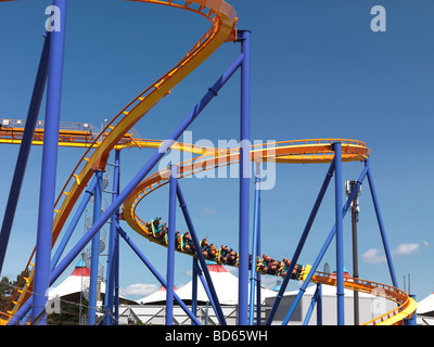 Behemoth-Achterbahn in Kanadas Wunderland Freizeitpark Stockfoto