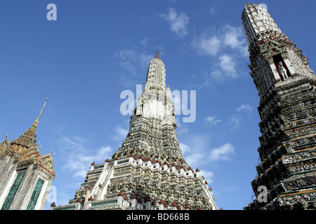 Wat Arun Tempel der Morgenröte, Bangkok, Thailand Stockfoto