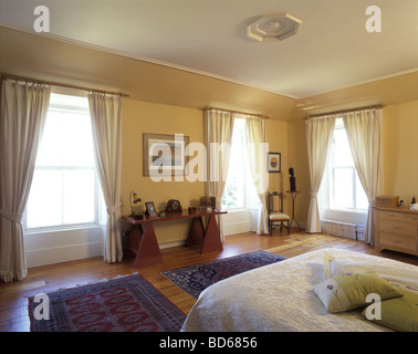 Schlafzimmer im Victorian House, Irland Stockfoto