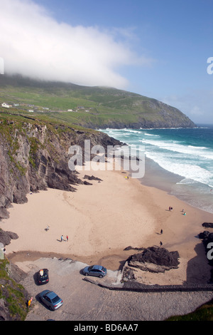 Dunmore Head mit Blick auf Slea head Dingle Irland Stockfoto