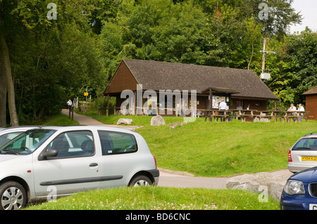 Cafe am Reigate Hill Surrey England Stockfoto