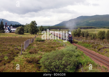 A4-Klasse 60009-Union von Südafrika Dalwhinnie Highlands Schottland Stockfoto