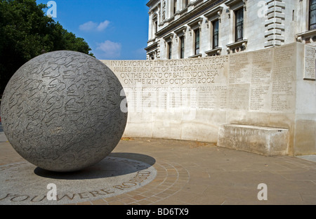 Bali Bombardierung 2002 Denkmal für Opfer, Clive Steps, London, England Stockfoto