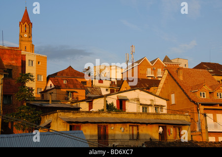 Blick auf die Altstadt von Antananrivo Madagaskar Stockfoto