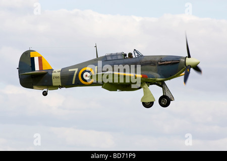 Ein Kämpfer der Royal Navy Hawker Hurricane Sea Hurricane WW2 Stockfoto