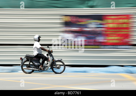 Verkehr in George Town in Penang, Malaysia Stockfoto