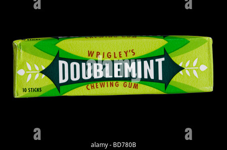 Wrigley's Doublemint Kaugummi im Studio gedreht Stockfoto