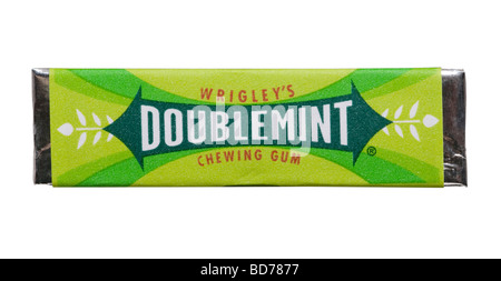 Wrigley's Doublemint Kaugummi im Studio gedreht Stockfoto