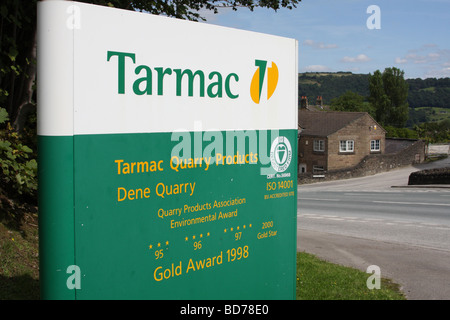 Von Tarmac Dene Steinbruch, Cromford, Derbyshire, England, Vereinigtes Königreich Stockfoto