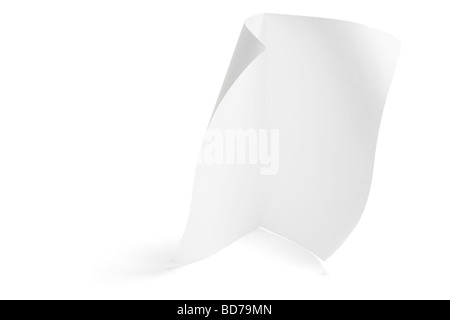 Stück Papier Stockfoto