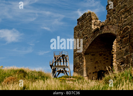 Ruinen der Botallack Tin Mine in Cornwall. Stockfoto