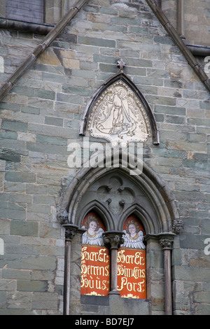 Nidaros Kathedrale Trondheim Stadt Nord-Tröndelag Region Norwegen Skandinavien Stockfoto