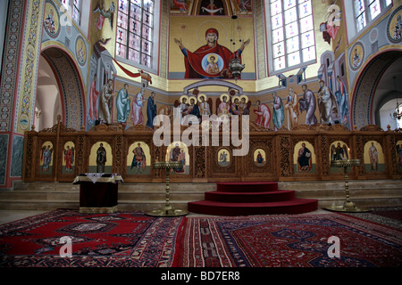 Griechisch-orthodoxe Kirche Agios Dimitrios St. Michael Aachen Nord Rhein Westfalen Deutschland Europa Stockfoto