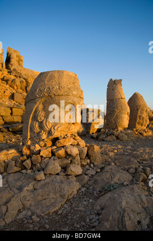 Ost-Terrasse des Nemrut Berg National Park Stockfoto