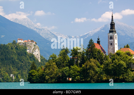 Bleder See Insel Slowenien Stockfoto