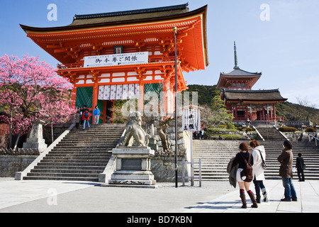 Kiyomizudera reines Wasser Tempel in Kyoto, Japan Stockfoto