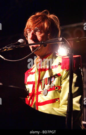 Die Bootleg Beatles-Tribute-Band im Konzert Stockfoto