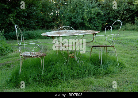 Gartenmöbel Stockfoto