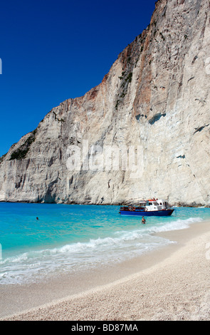 Fähre Schiffbruch Bay Ionischen Insel Zakynthos Zakynthos Griechenland EU Europäische Union Europa Stockfoto