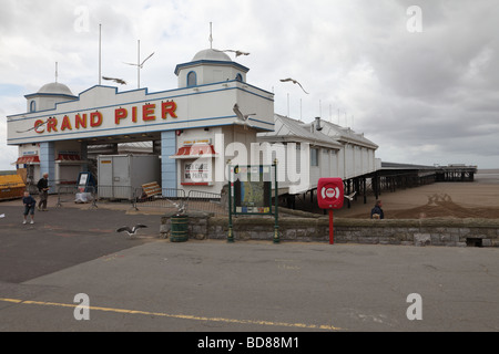 Sommer in Weston-Super-Mare Stockfoto