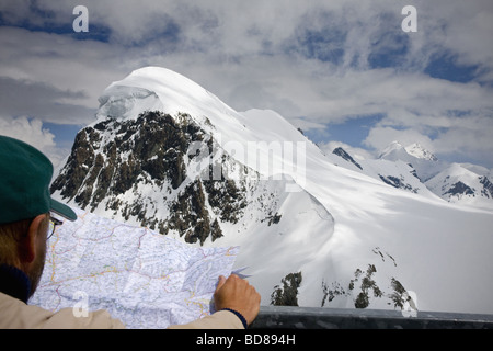 Breithorn Berg Alpen der Schweiz Stockfoto