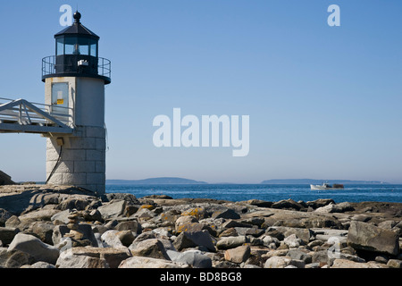 Marshall Point Lighthouse Maine USA Stockfoto