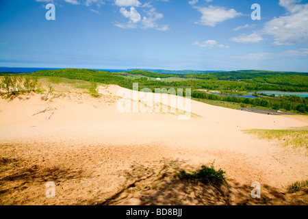 Dünen in Nord-Michigan Stockfoto