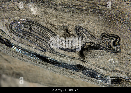 Großen Obsidian Flow Newberry National Volcanic Monument in Oregon Stockfoto