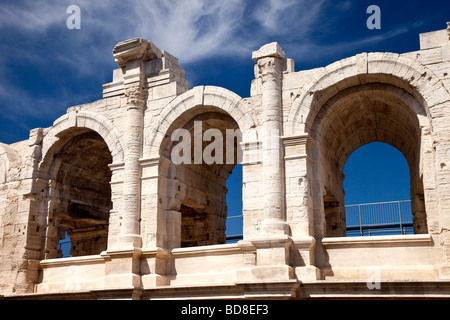 Römisches kolosseum in Arles, Provence, Frankreich Stockfoto