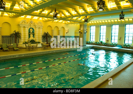 Hallenbad Stockfoto