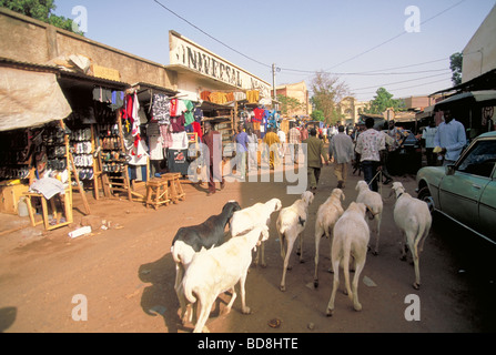 Geschäfte der Innenstadt Elk150 1082 Mali Bamako Stockfoto