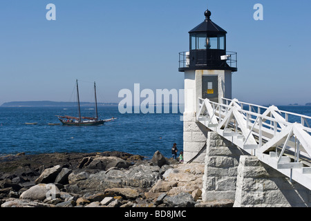 Marshall Point Lighthouse Maine USA Stockfoto