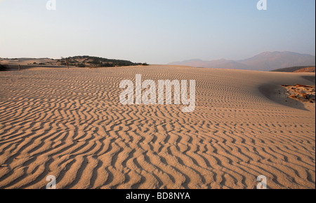 der abgelegensten und wildesten Sandunes in Patara-Strand im Süden der Türkei Stockfoto