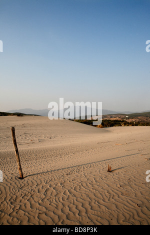 der abgelegensten und wildesten Sandunes in Patara-Strand im Süden der Türkei Stockfoto