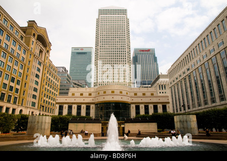 Canary Wharf One Canada Square Stockfoto