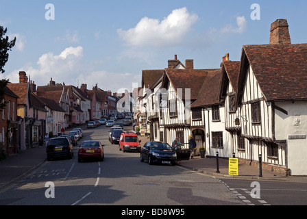 High Street, Lavenham, Suffolk, UK. Stockfoto