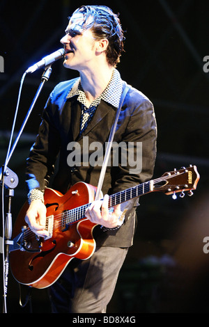 Jon Spencer Heavy Trash Live at Pistoia Blues Festival 2009 Stockfoto