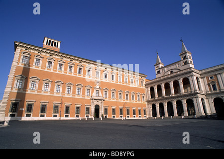 Italien, Rom, Palazzo Lateranense und Basilika San Giovanni in Laterano Stockfoto