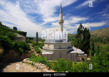 Pocitelj Moschee Pocitelj Moschee 02 Stockfoto