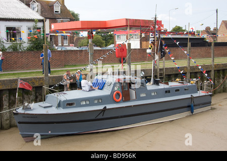 Maritimes Festival Roggen Strang Kai Fluss Tillingham East Sussex England UK Europa Stockfoto