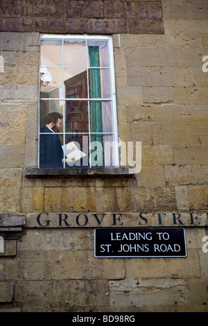 Grove Street Wandbild Bath Somerset England Stockfoto