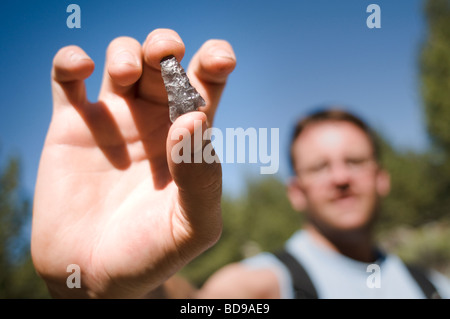 Entdecken Sie Pfeilspitzen Stockfoto