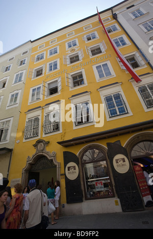 Amadeus Geburtshaus erst Salzburg Österreich EU Stockfoto