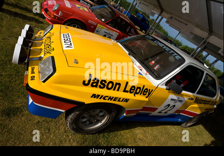 1980 Vauxhall Chevette HSR im Fahrerlager auf dem Goodwood Festival of Speed, Sussex, UK. Stockfoto