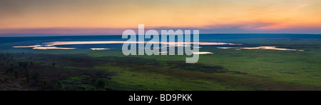 Nadab Auen aus Ubirr Rock. Kakadu National Park, Australien Stockfoto